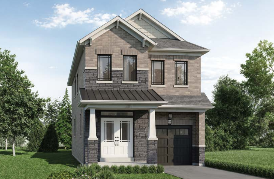 Belfountain 27 foot detached home elevation