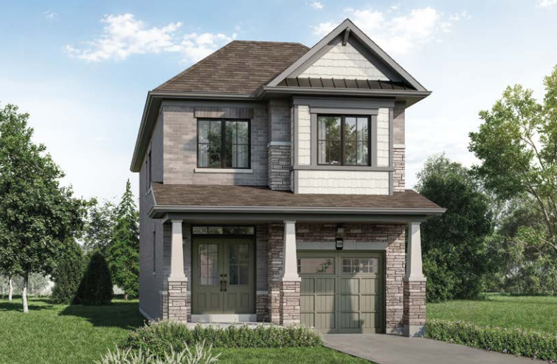 Belwood 27 foot detached home elevation