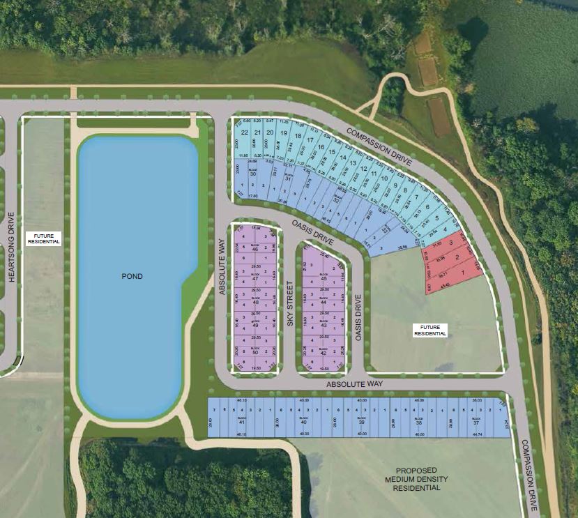 Wellwood Phase 1 floor plan / site plan