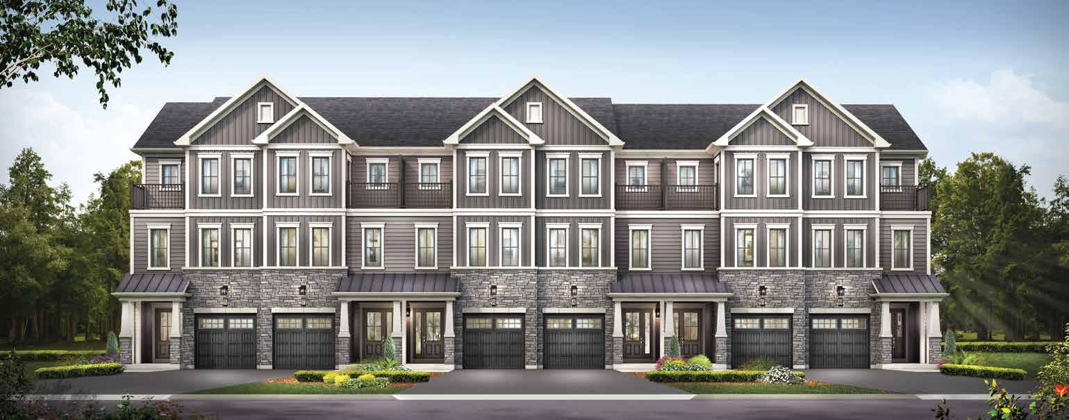 20 foot traditional townhomes